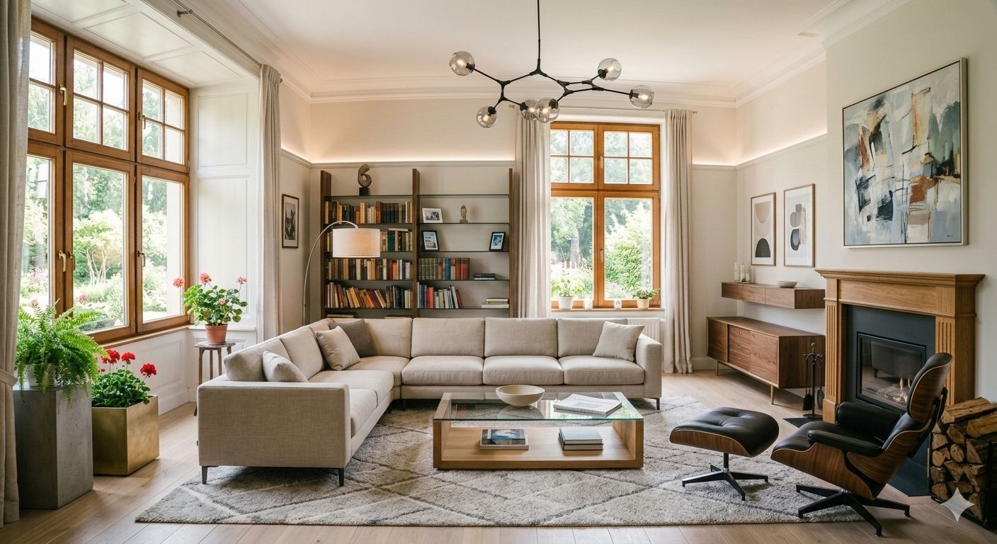 Wohnzimmer nachher